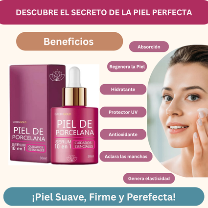 SÉRUM 10 EN 1 – PIEL DE PORCELANA
