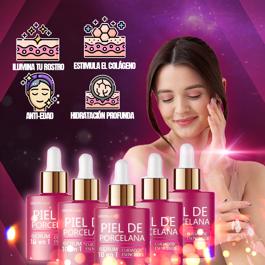 SÉRUM 10 EN 1 – PIEL DE PORCELANA