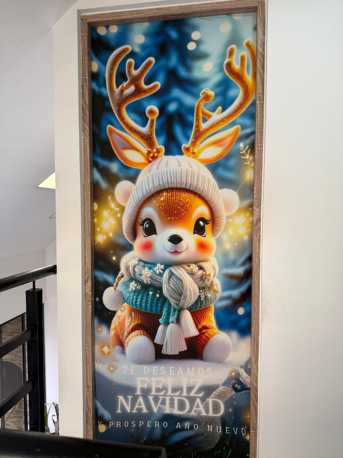 FORRO NAVIDAD PARA PUERTAS